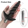 Sex Toy Massager Anal Plug Vibrator Beads Men Prostate Massager Buttplug Soft Silicone Big Butt Good for Adults for Man Woman