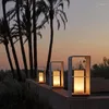 Vloerlampen binnenplaats gazon buitenlicht villa tuin waterdicht landschap landschap moderne zonne -energie verlichting led lamp gate