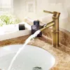 Zlew łazienki krany zabytkowy mosiądz kran zimny mikser woda kran bambusowy kształt pojedynczy uchwyt basen tornneiras do banheiro