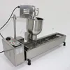 Electric Single Row Automatic Donut Maker Fryer Machine Doughnut Maker Round Moulds Donut Making Machine 220V/110V