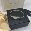 Zilveren armband luxe armbandarmbanden ontwerper voor vrouwen designer armband goud armband heren armband bangle geschenk verstelbare designer sieraden mannen