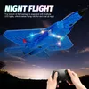 Electric/RC Aircraft RC Plane F22 Raptor Helicopter Remote Control Aircraft 2.4G Airplane Remote Control Epp Foam Plane Children Toys 230525