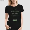 Męskie koszulki T Shirt Men Summer Autentyczny Akrania Początek końca T-koszulka Czarna S M L XL 2xl 3xl NOWOŚĆ 035192 L230520 L230520