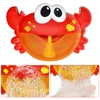 Giocattoli da bagno Bubble Crabs Bagnetto Divertente Toddler Maker Piscina Nuoto Vasca da bagno Sapone Macchina Bagno Giocattoli per bambini Bambini 230525