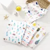 Deken Swaddling deken geboren Swaddle Deken Baby Twee Laag Muslin 100% katoen 110120cm zacht Bad Gaze Infant Wrap Sleepsack Stroller Cover 230525