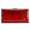 Portefeuilles femmes luxe en cuir véritable Long portefeuille à deux volets Alligator Zip porte-monnaie femme porte-carte moraillon concepteur embrayage marque