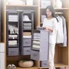 Worki do przechowywania Ubrania domowe wiszące szufladę szuflady bielizny sortowanie garderoby szafy szafy organizator półki składanie