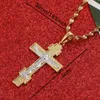 Hänge halsband ryska ortodoxa kristendomen kyrka evig kors charms halsband smycken Ryssland Grekland ukraine gåvor