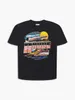 デザイナーファッション衣類 Tシャツ Tシャツ Ru245 アニメ波ヨット Rhude Potn スピードボート Tシャツアメリカン半袖 Tシャツ綿ストリートトップスカジュアルスポーツウェア Roc