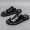 Designer de luxo Slipper para homens desliza para homens chinelos de sandálias Sapas de sandálias Pantoufle chinelos de verão