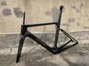 Car Truck Racks Model T47 Ostro Vam Full Black Glossy Frameset Carbon Bike Road Frame with Fork Seatpost Clamp Headset With 32C Disc Brake 230525