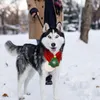 Abbigliamento per cani Inverno Caldo Gatto Natale Sciarpa lavorata a maglia Colletto Accessori Regolabile Piccolo cucciolo Gattino Sciarpe Vestiti per animali domestici