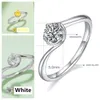 Vvs moissanite t anneaux carti bijoux bagues de fiançailles bague de fleur bague de desiner bagues en diamant bague d'amour de mariage bague en or bagues pour femmes M29B