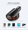 5V 3.1A Dual USB Car Charger Digital Display Cigarette Lighter GPS Tablet Adapter Car Charger Phone Charger For Samsung Car-Charge Car-Charger Charging Quick Charge