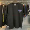 디자이너 패션 의류 티 TSHIRT RHUDE RACE 패치 세계 챔피언 기념 이중 원사 순수면 캐주얼 짧은 슬리브 TSHIRT 남성 여성 면화 스트리트