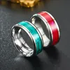 Nuovo popolare Glow in the Dark Band Ring Magic Luminous Finger Rings Jewelry for Lovers Gift