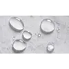 シャワーカーテンゼソーム0010クリームカーテン180 x 200 cmモダンなデザインポリエステルファブリック防水洗浄型（71 "78"）