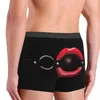 Unterhosen Custom Black Gag Ball Unterwäsche Männer Stretch BDSM Kink Sex Play Boxer Briefs Shorts Höschen Weich Für Männer