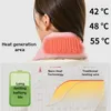 Bandanas Winter Heated Scarf USB Men Women Heating Neckerchief Plush Collar Scarves Neck Warmer Rechargeable Cotton