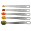 Measuring Tools 5pcs Small Spoons Stainless Steel Seasoning Dry and Liquid Ingredients Kitchen Mearure 230525