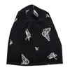 Berets Kobiety Butterfly Drukuj lite kolor czapki czapki całkowicie mecz ciepłe miękkie modne modne czaszki eleganckie bawełniane ręcznie robione żeńskie casual cap