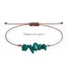 Charm Bracelets Crused Stone Bead Bracelet Handmade Summer Beach Boho Friendship Braid Jewelry Drop Delivery Dhj0H