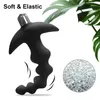 Sex Toy Massager Anal Plug Vibrator Beads Men Prostate Massager Buttplug Soft Silicone Big Butt Good for Adults for Man Woman