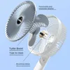 Новый портативный вентилятор USB Rechargeable 3-Gears Wireless Electric Electric Fan Circulator Circulator Cooling Fean для кемпинга настольного офиса