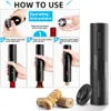 Openers Electric Wine Opener Automatic Corkscrew for Beer Battery Bottle Foil Cutter Kitchen Bar Can 230525