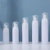 30 ml 60 ml plastskumpumpflaska 2oz klar vit tvåldispenserflaskor handrensningsskumfummande behållare