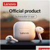 Kulaklık kulaklıklar orijinal Lenovo Lp40 Kablosuz TWS Bluetooth Touch Control Spor Kulaklık Stereo Kulaklıklar Telefon için Android Drop Dhunc