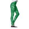 Actieve broek vrouwen kleden voor werk leggings running paddystripes goede groene pilates geluk munny yoga print dames