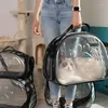 Chat transporteurs espace sac de transport Transparent respirant animal de compagnie petit chien sac à dos voyage Cage sac à main pour chaton