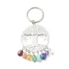 Клавные шнурки Colorf Gem Клавичный подвеска натуральный хрустальный камень Keyring модные аксессуары сети сети Drop Droder Dhush