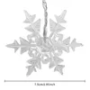 Strängar 3,5 m hängande snöflinga gardin ljus juldekorationer ornament semester festoon led lampor girland år saga ljussljus