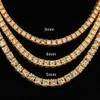 2023 Hot Sale Factory Price Sterling Sier Hip Hop Jewelry Diamond Necklace Moissanite Tennis Chain Link