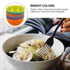 Servis uppsättningar 10st Party Serving Platters Soup Salad Bowls Plastic Set Dessert för Ramen -brickor