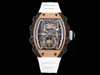 Rm021-01 SUPERCLONE Active Tourbillon Watches Tourbillon Wristwatch Designer Watch Swiss Standard Movement Rm21 Titanium Ceramic Carbon85Montres de luxe