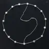 Hårklipp Stonefans Simple Fashion Zircon Chain Bride Headpiece Ornament för kvinnor Bohemiska bröllop smycken Tiara pannband gåvor