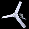 New AC 220V 15.7 to 41 inch Silent Ceiling Fan Mute Electric Hanging Fan with Switch for Dining Living Room Home Bed Dormitory