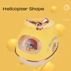 زيوت أساسية نشرات Mini Cartoon Helicopter رائحة الهواء مرطب USB ناشر الزيوت العطرية الكهربائية مع ضوء ليلي دافئ لمكتب السيارات المنزل 230525