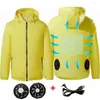 Мужские куртки 2023 Мужчины на открытом воздухе летние USB Электроэлектрическая охлаждающая куртка Cool Ice Ainding Одежда