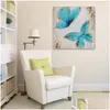 Resimler ADT Boya Tuval üzerine sayı kitlerine göre 40x50cm DIY akrilik boyama kiti çocuklar için adts acemi butterfly diler