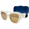 Modedesigner solglasögon för kvinnor herrglasögon polariserade uv-skydd lunette gafas de sol nyanser glasögon med låda strandsol liten båge mode solglasögon