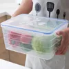 Ticari büyük kapasiteli daha net plastik buzdolabı saklama kutusu meyve ve sebze depolama gıda dondurulmuş buzdolablı saklama kutusu