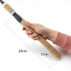 Boat Fishing Rods Promotion 1.8m 2.1m 2.4m 2.7m Spinning Fishing Rod M power Hard Telescopic Carbon Fiber Travel pole wooden handle 230525