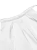 عالي الجودة مزدوجة الطبقات الفخذ الفخذ تقسيم الفستان ماكسي بلا عابرة أبيض يخرج ثوب الزفاف غوسيت الحفلات