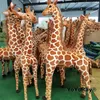 Poux en peluche 35-120 cm Géant réalité réelle girafe toys de haute qualité animaux en peluche poupées