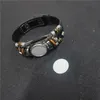 sublimation blank button leather bracelets hot transfer printing bracelets jewelry diy gifts