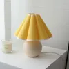 Table Lamps Bedside Lamp Petal Bedroom Living Room Corridor Girl Ceramic Small Fresh Home Decor